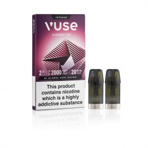 Vuse Cherry Ice Pods and box
